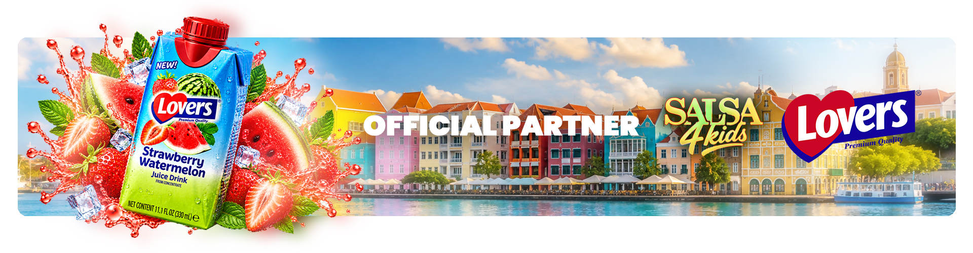 Lovers is official partner van Salsa 4 Kids